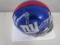 Odell Beckham Eli Manning of the New York Giants signed mini football helmet Certified COA 671