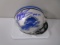 Barry Sanders of the Detroit Lions signed autographed mini football helmet Certified COA 611