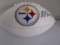 JuJu Smith Schuster of the Pittsburgh Steelers signed logo football Certified COA 302