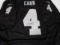 Derek Carr of the Oakland Raiders signed black football jersey Certified COA 597