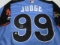 Aaron Judge of the New York Yankees signed blue All Star baseball jersey Certified COA 839