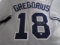 Didi Gregorius of the New York Yankees signed gray baseball jersey Certified COA 831