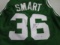 Marcus Smart of the Boston Celtics signed green basketball jersey Certified COA 627