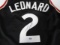 Kawhi Leonard of the Toronto Raptors signed black basketball jersey Certified COA 470