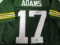 Davante Adams of the Green Bay Packers signed green football jersey Certified COA 467