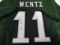 Carson Wentz of the Philadelphia Eagles signed green football jersey Certified COA 197