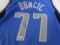 Luka Doncic of the Dallas Mavericks signed blue basketball jersey Certified COA 323