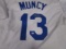 Max Muncy of the Los Angeles Dodgers signed white baseball jersey Certified COA 697