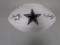 Tony Dorsett Roger Staubach of the Dallas Cowboys signed logo football Certified COA 160