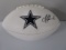 Troy Aikman of the Dallas Cowboys signed autographed logo football Certified COA 878