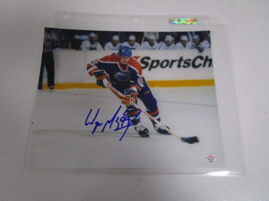 Wayne Gretzky of the Edmonton Oilers autographed 8x10 photo Certified COA 442