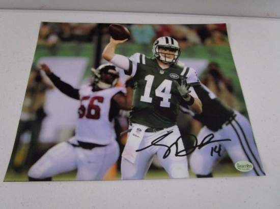 Sam Darnold of the New York Jets signed 8x10 color photo Certified COA 407