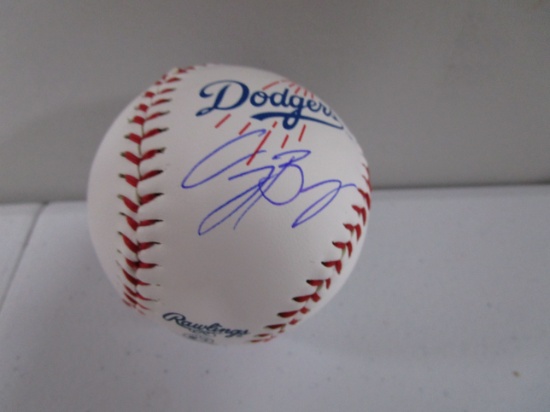 Cody Bellinger of the Los Angeles Dodgers signed autographed logo baseball Certified COA 320