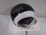 Todd Gurley of the LA Rams signed autographed mini football helmet Certified COA 366