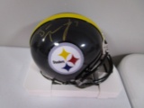 Ben Roethlisberger of the Pittsburgh Steelers signed mini football helmet Certified COA 403