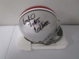 Ezekiel Elliott of the Ohio State Buckeyes signed mini football helmet Certified COA 146