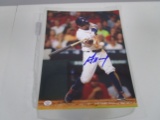 Jose Altuve of the Houston Astros signed 8x10 color photo Certified COA 999