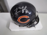 Kahlil Mack of the Chicago Bears signed mini football helmet Certified COA 433