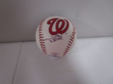 Juan Soto of the Washington Nationals signed autographed logo baseball Certified COA 802