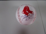 Mookie Betts of the Boston Red Sox signed autographed logo baseball Certified COA 746