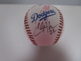 Clayton Kershaw of the Los Angeles Dodgers signed autographed logo baseball Certified COA 580