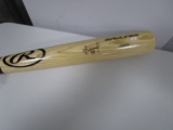 Jose Altuve of the Houston Astros signed autographed full size blonde bat Certified COA 476
