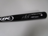 David Ortiz of the Boston Red Sox signed autographed full size black bat Certified COA 483