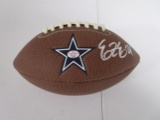 Ezekiel Elliott of the Dallas Cowboys signed mini logo football Certified COA 492