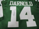 Sam Darnold of the New York Jets signed green football jersey Certified COA 272