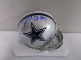 Taco Charlton of the Dallas Cowboys signed autographed mini football helmet Certified COA 156