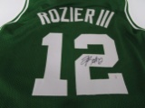 Terry Rozier of the Boston Celtics signed green basketball jersey Certified COA 601