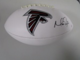 Matt Ryan of the Atlanta Falcons signed autographed logo football Certified COA 893