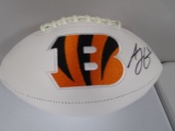 AJ Green of the Cincinnati Bengals signed autographed logo football Certified COA 397