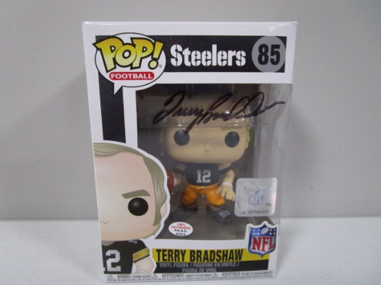 Terry Bradshaw of the Pittsburgh Steelers signed autographed POP Funko Figure PAAS COA 614
