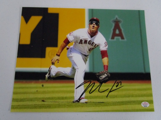 Mike Trout Anaheim Angels signed autographed 8x10 color photo PAAS COA 286