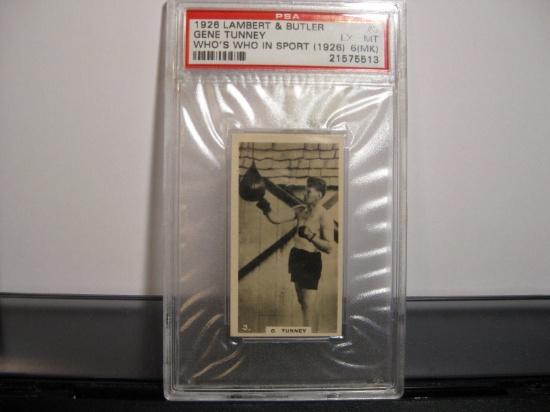 1926 PSA GRADED TOBACCO GENE TUNNEY CARD