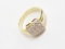 Womens 18k Yellow Gold 25 Genuine 1.00 Carats Diamond Size 5.5 Ring