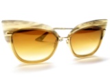 Authentic Womens Dita Stormy 22033-B-CRM-GLD-58 Sunglasses