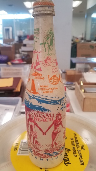 RARE MIAMI BEACH 1965 COCA COLA BOTTLE