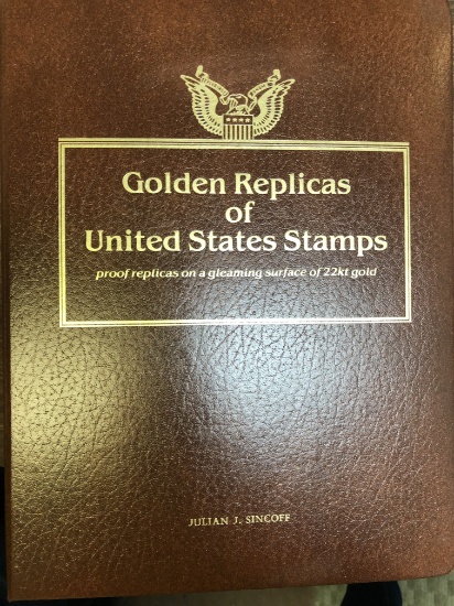 Golden Replicas of United States Stamps