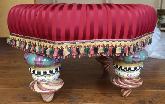 MacKenzie-Childs Ottoman