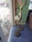 Pair of Large Brass Cranes - Unsigned - 49 x 24 x 10 and 24 x 34x 10