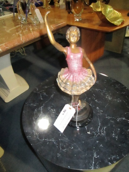 Ballerina - Bronze Unsigned with Marble Base