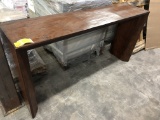 Used Wood Console Table