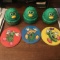Sillie Dillies figures from 1988 Miltin Bradley game