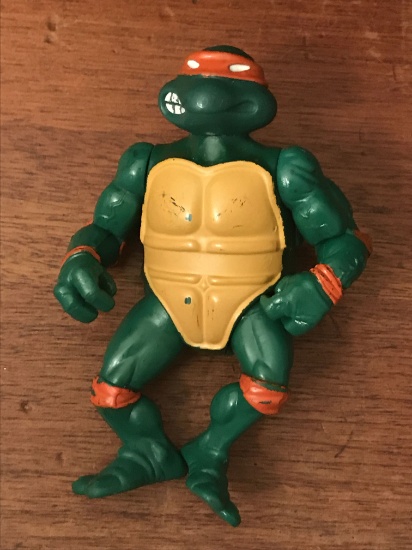 1988 Teenage Mutant Ninja Turtle Michelangelo soft head