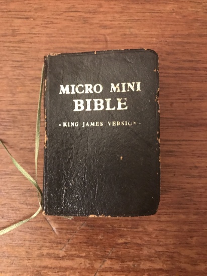 Micro Mini Bible owned by Lauren Chapin