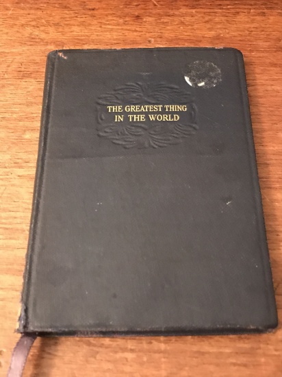 The Greatest Thing in The World book by Henry Drummond