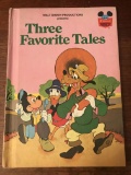 Wonderful world of Disney  book  Three Favorite Tales 1975