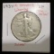 1937 US Standing Liberty Half Dollar - Silver - XF